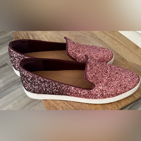 Birdies The Swift Ombré Rose Pink Sparkle Glitter Slip-on sz11 - Picture 1 of 4